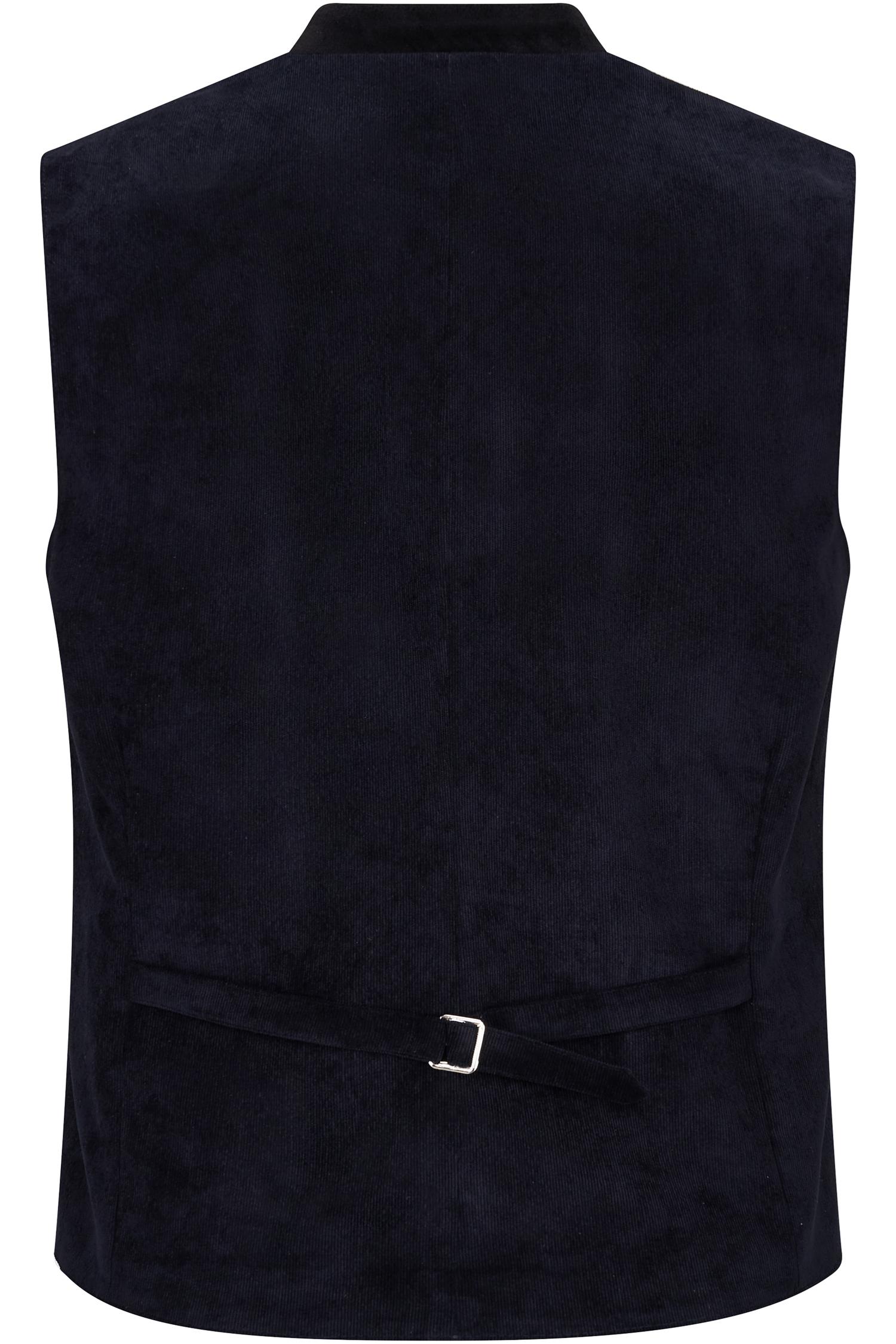 Silber/Schwarz farbige Weste Vincent von Gamsbock 